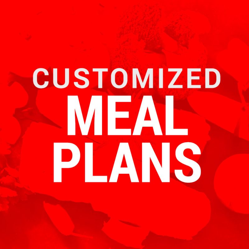 customized meal plan options